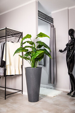 Della donica ciemny marmurek z wewnętrzną półką 40x75cm