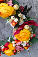 czarująca Radosna Jesień / efektowny wianek na drzwi śr.40cm