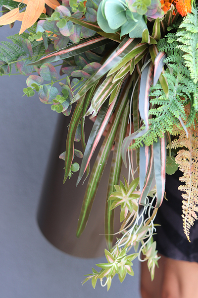 Jesienna Zorza, kompozycja kwiatowa / bukiet, wys.110cm  