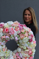 Bella Pastels, ogromny wianek na drzwi, śr.48cm