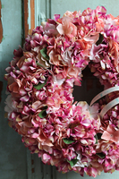 Bellinas 2 Hortensja, bogaty wianek na drzwi, śr.40cm   