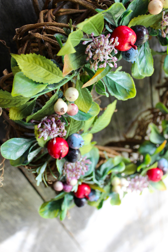 jesienny dekoracyjny wianek Skarby Jesieni, śr.32cm 