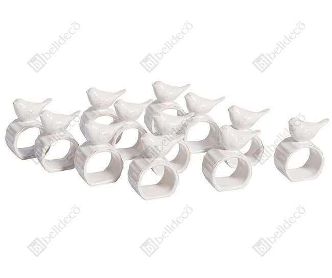 obrączki do serwetek Latina B, komplet 12 sztuk, wym.5.6x3.5x7.5cm