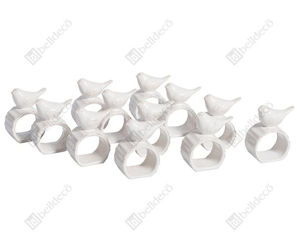 obrączki do serwetek Latina B, komplet 12 sztuk, wym.5.6x3.5x7.5cm