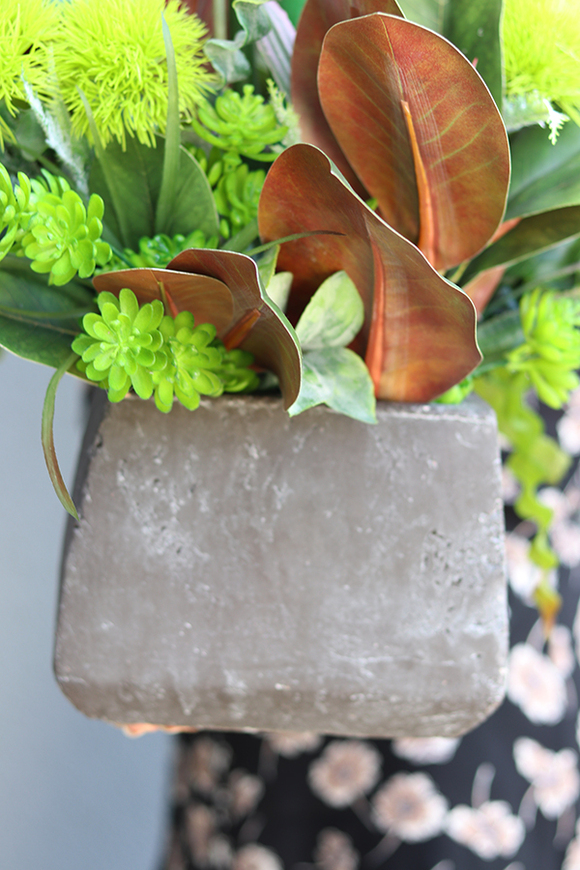 egzotyczna kompozycja ze strelicją, Modenata, wys.65cm 