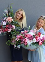 Dellano, elegancki komplet dekoracji nagrobnych, kompozycja + bukiet