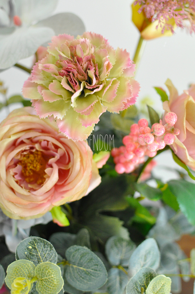 dekoracja kwiatowa Polyanna, wys. 70cm