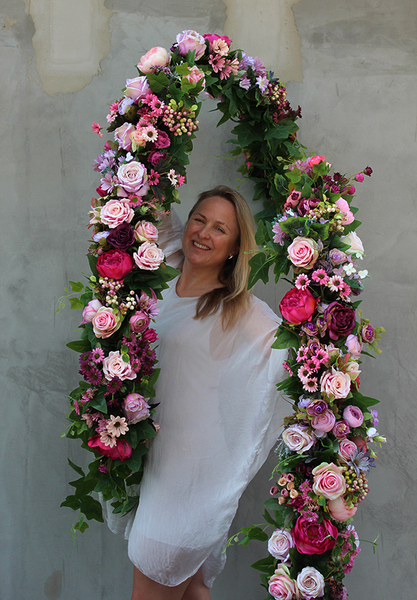 girlanda do dekoracji, Bella Jesienna jasna, dł.1m  