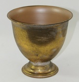 metalowa osłonka / donica / naczynie Gold Home, 19x20x20cm