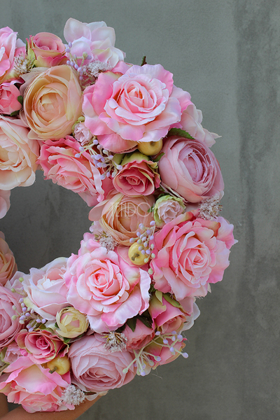 dekoracyjny wianek na drzwi Małgorzata, śr.35cm  