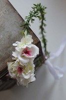 Santi komunijny kwiatowy wianek na głowę, rozmiar uniwersalny