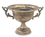 metalowa osłonka / donica / naczynie Gold Palace, 22x34x26,5cm