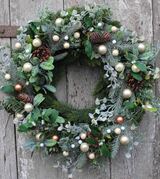 świąteczna dekoracja wianek na drzwi Green Canoe śr.50cm