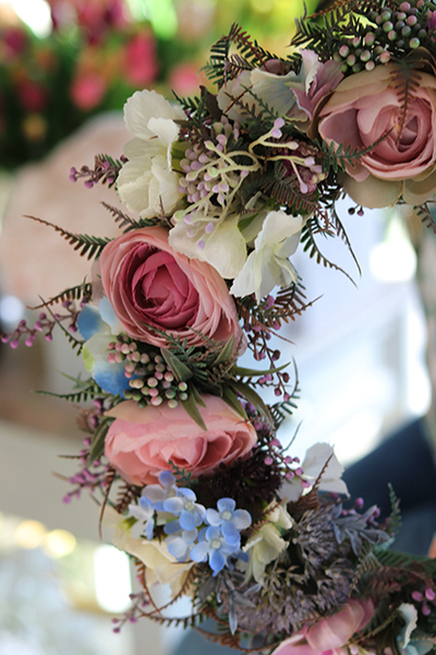 dekoracyjny wiosenny wianek Wichry za Wzgórzami, śr.34cm