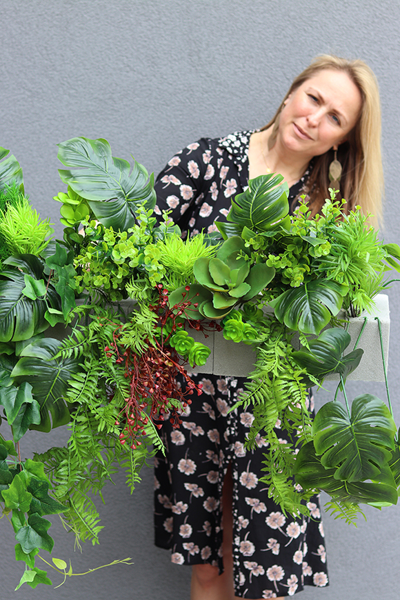 GreenViet, egzotyczna kompozycja roślinna, 1m bieżący