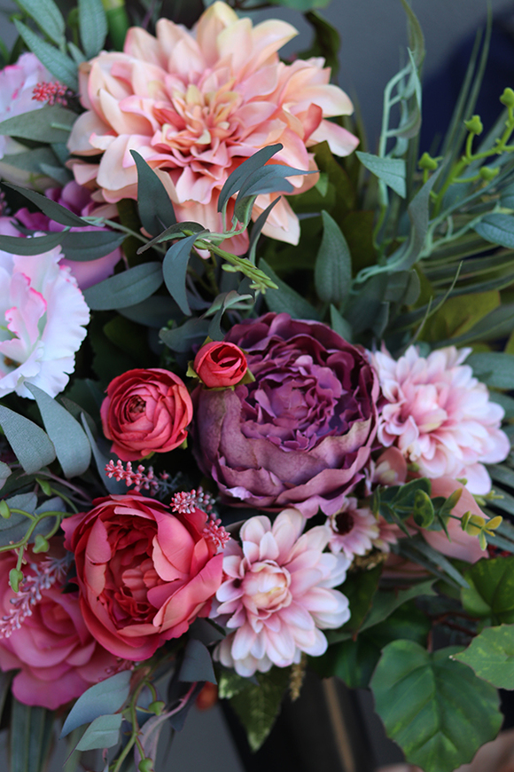 Dellano, elegancki komplet dekoracji nagrobnych, kompozycja + bukiet