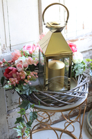 nagrobny wieniec z lampionem, Berana, śr.48cm