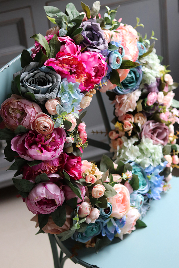 Caryca Exclusive Spring, duży wianek na drzwi, śr.55cm