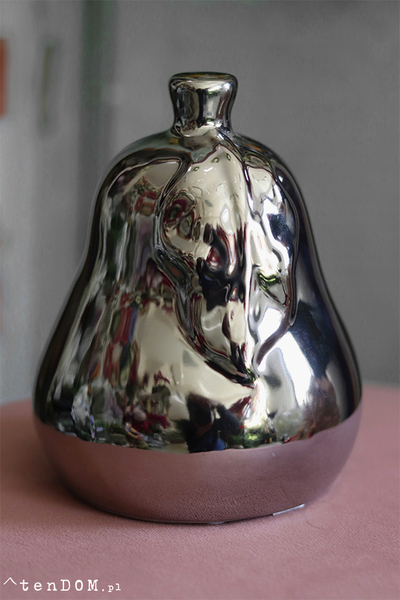 OD RĘKI Gruszka Moon, figurka ceramiczna, wym.13.5x9cm 