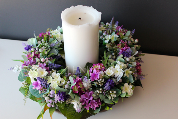 dekoracyjny wianek na drzwi Theresa, śr.34cm