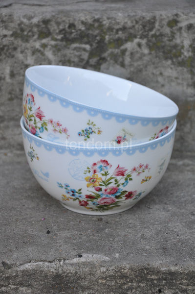 miseczka Jardin z niebieskim wzorem, śr.15cm