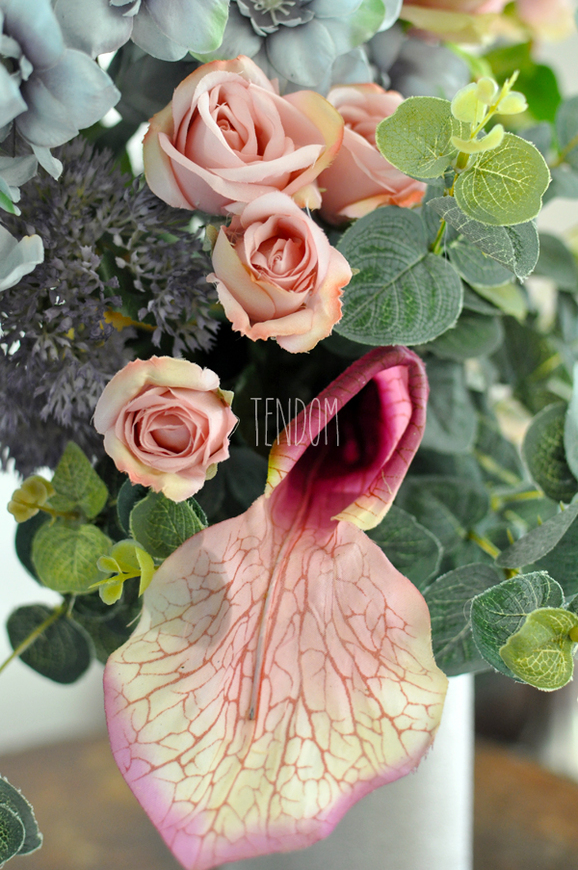 dekoracja kwiatowa Polyanna, wys. 70cm