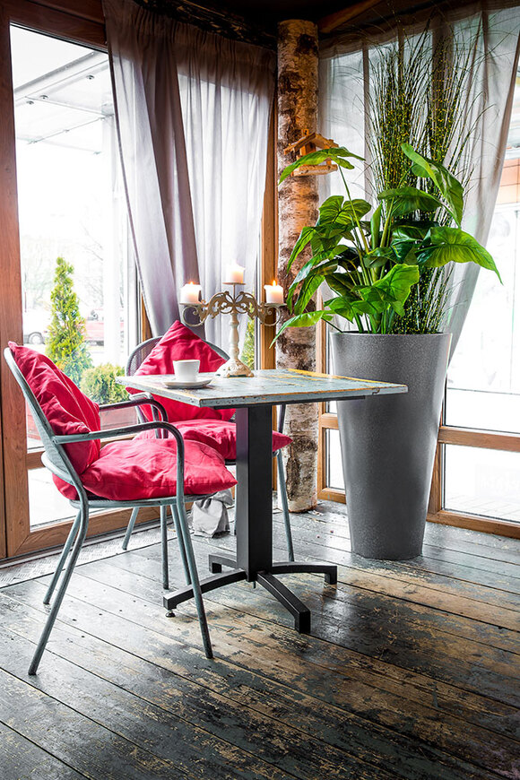 Della donica ciemny marmurek z wewnętrzną półką 40x75cm