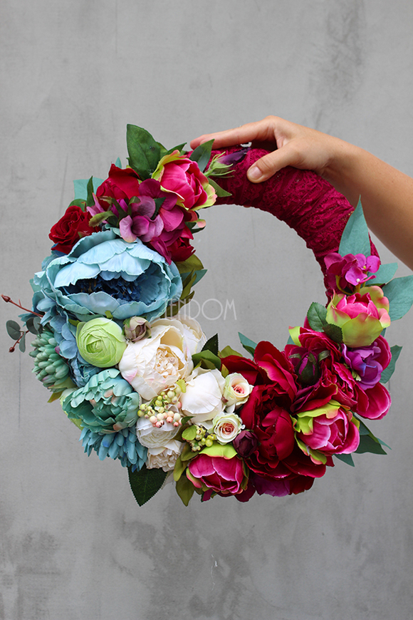 ekskluzywny wieniec / wianek Tendom Premium Samanta, śr.39cm