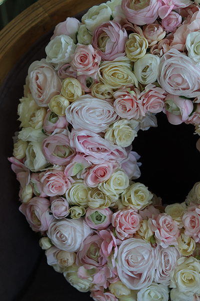 Bella Pastels, ogromny wianek na drzwi, śr.48cm