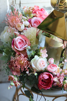 nagrobny wieniec z lampionem, Berana, śr.48cm