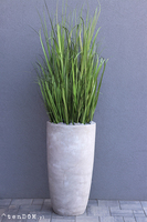 Concrete New, wysokiej jakości sztuczna trawa w betonowej donicy, wys. 175cm