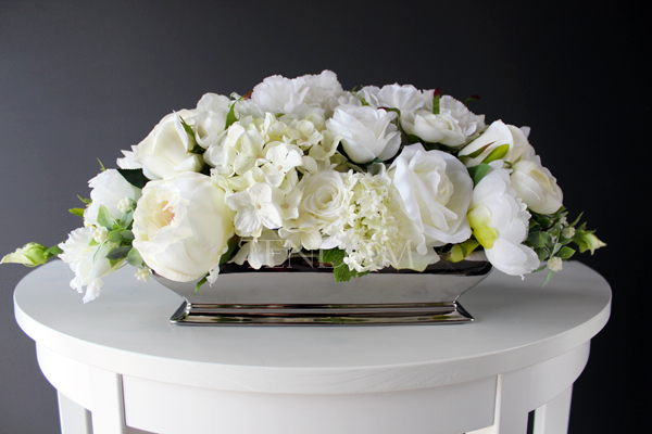 elegancka kompozycja kwiatowa, Palladium, wys.25cm