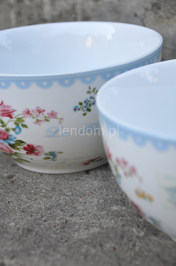 miseczka Jardin z niebieskim wzorem, śr.15cm