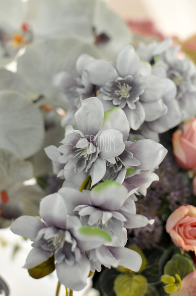 dekoracja kwiatowa Polyanna, wys. 70cm