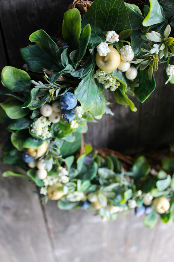 jesienny dekoracyjny wianek Antonina, śr.32cm  