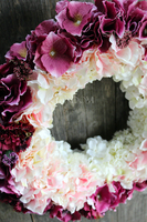 wyjątkowo uroczy wieniec Hortense Ombre, śr. 45cm