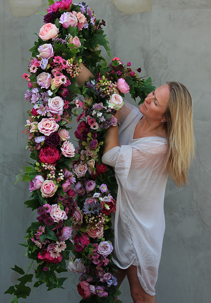 girlanda do dekoracji, Bella Jesienna jasna, dł.1m  