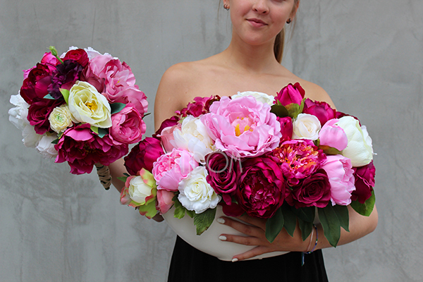 Pani Walewska bukiet do wazonu lub w rękę wys.30cm