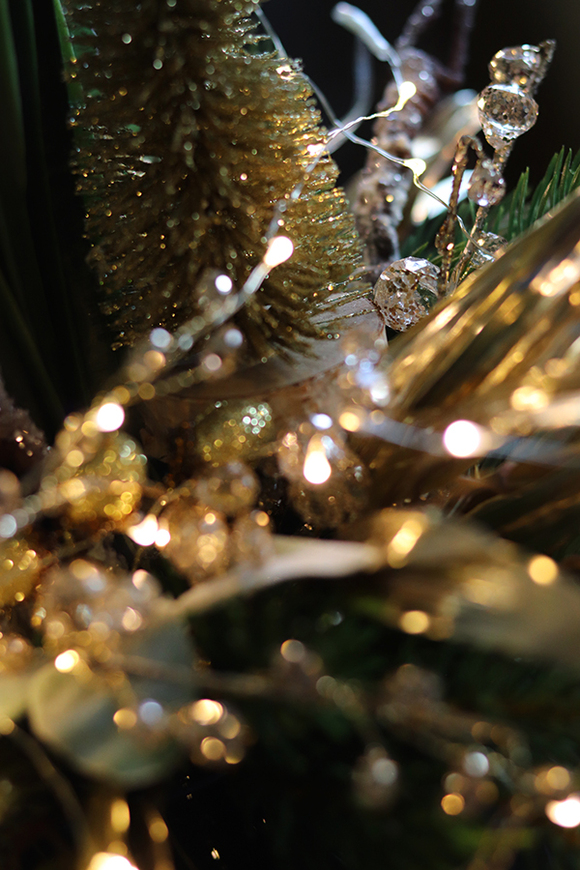 Amarylis Rezydencja Premium, świąteczna kompozycja z białym amarylisem, wys.63cm