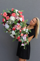 Hela, bogata wiązanka nagrobna, dł.110cm 