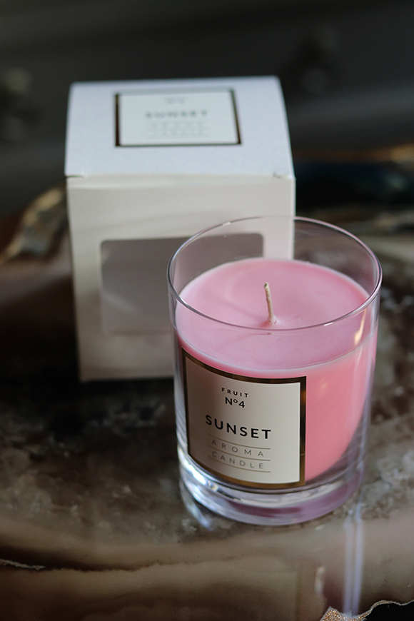 świeca zapachowa w szkle, A&C Sunset, 250g