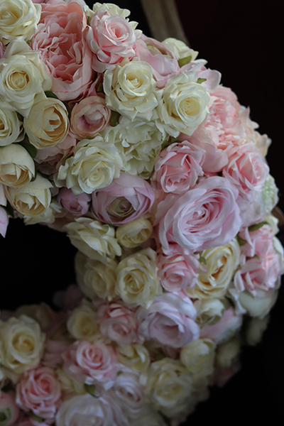 Bella Pastels, ogromny wianek na drzwi, śr.48cm