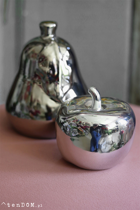 OD RĘKI Gruszka Moon, figurka ceramiczna, wym.13.5x9cm
