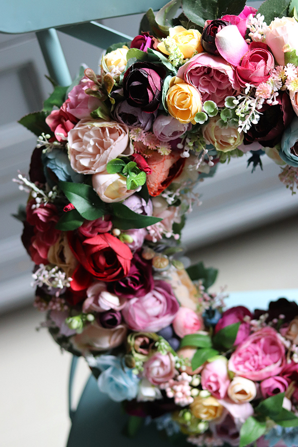 Krezja, bardzo efektowny wianek, śr.40cm