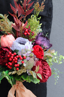 England Passion, bukiet/dekoracja nagrobna, dł.60cm