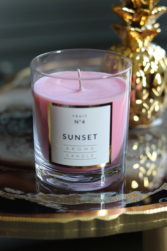 świeca zapachowa w szkle, A&C Sunset, 250g