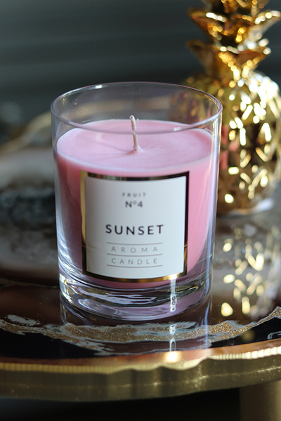 świeca zapachowa w szkle, A&C Sunset, 250g