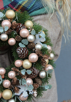 Tenallo, bożonarodzeniowy wianek na drzwi, śr.27cm