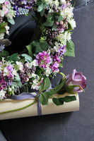 dekoracyjny wianek na drzwi Theresa, śr.34cm