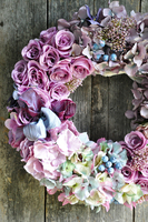 bardzo duży wianek na drzwi Bogactwo Natury, śr.50cm  